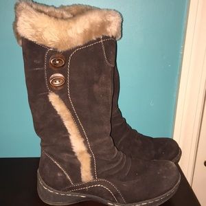 Fur boots